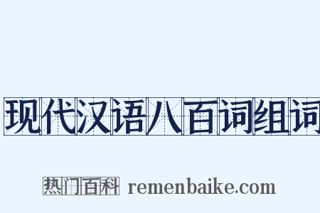 现代汉语八百词组词是什么意思的图片